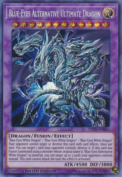 Blue-Eyes Alternative Ultimate Dragon (TN19-EN001) [2019 Gold Sarcophagus Tin]