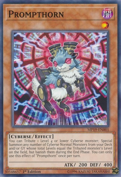 Prompthorn (MP19-EN001) [2019 Gold Sarcophagus Tin Mega Pack]