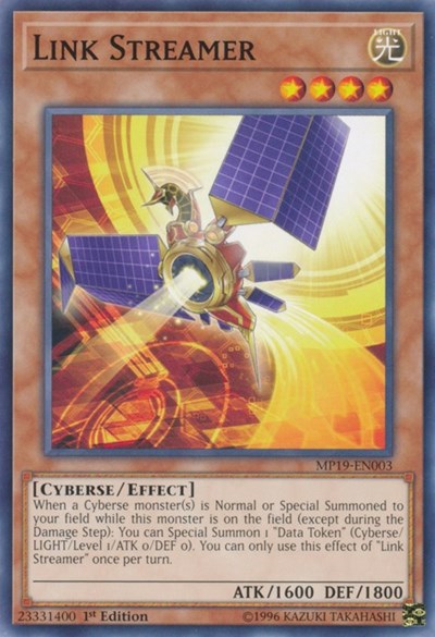 Link Streamer (MP19-EN003) [2019 Gold Sarcophagus Tin Mega Pack]