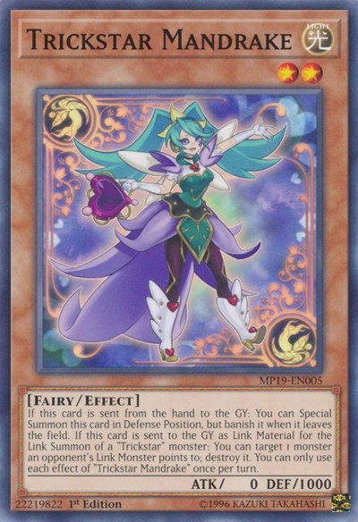 Trickstar Mandrake (MP19-EN005) [2019 Gold Sarcophagus Tin Mega Pack]