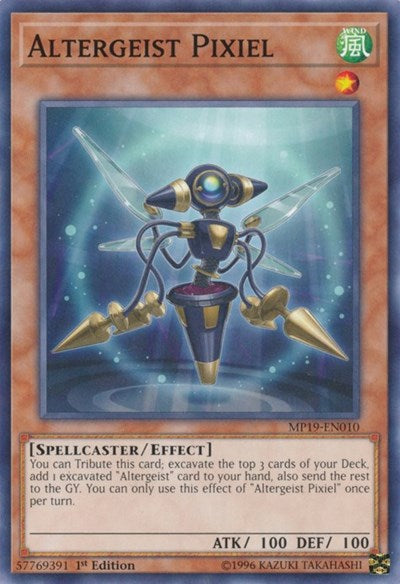 Altergeist Pixiel (MP19-EN010) [2019 Gold Sarcophagus Tin Mega Pack]