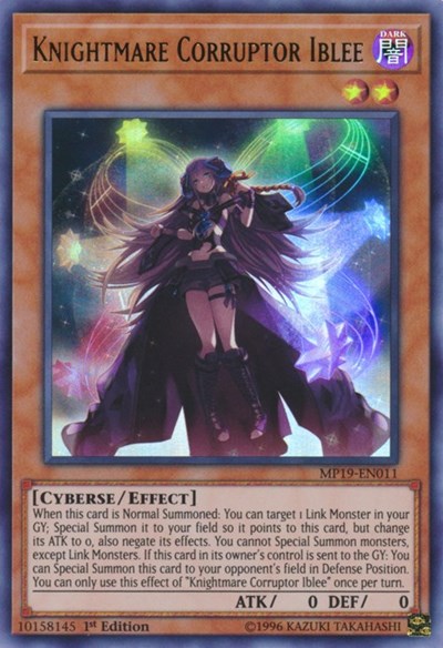 Knightmare Corruptor Iblee (MP19-EN011) [2019 Gold Sarcophagus Tin Mega Pack]