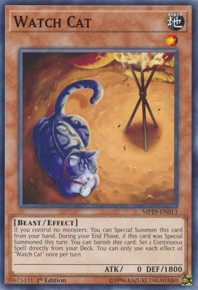 Watch Cat (MP19-EN013) [2019 Gold Sarcophagus Tin Mega Pack]