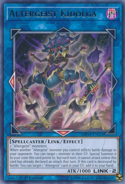 Altergeist Kidolga (MP19-EN024) [2019 Gold Sarcophagus Tin Mega Pack]