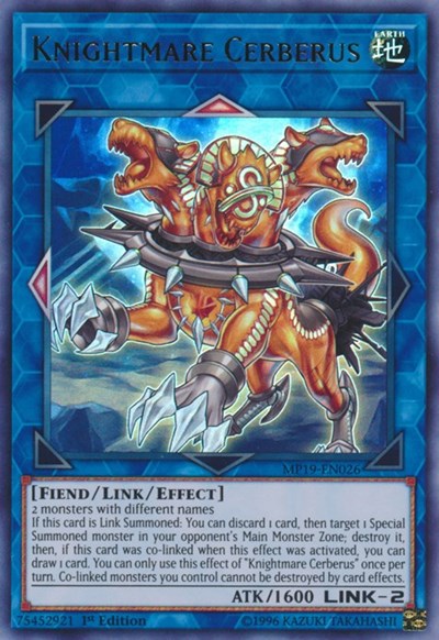 Knightmare Cerberus (MP19-EN026) [2019 Gold Sarcophagus Tin Mega Pack]
