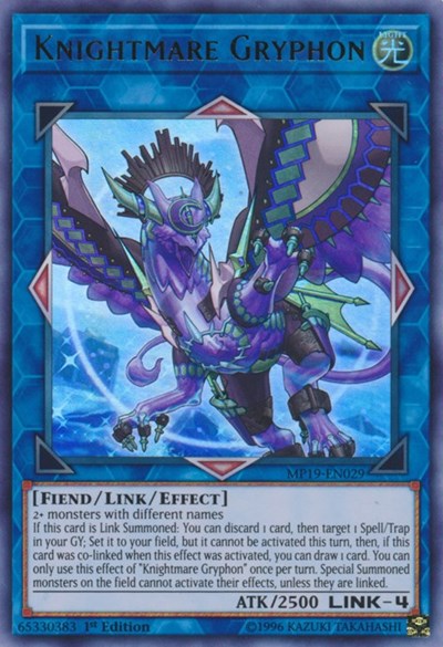 Knightmare Gryphon (MP19-EN029) [2019 Gold Sarcophagus Tin Mega Pack]