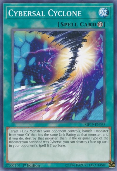 Cybersal Cyclone (MP19-EN033) [2019 Gold Sarcophagus Tin Mega Pack]