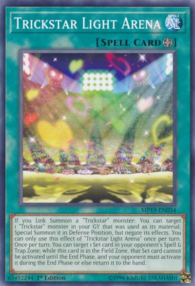 Trickstar Light Arena (MP19-EN034) [2019 Gold Sarcophagus Tin Mega Pack]
