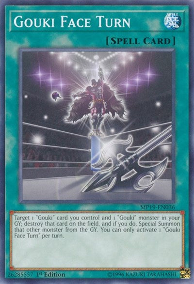 Gouki Face Turn (MP19-EN036) [2019 Gold Sarcophagus Tin Mega Pack]
