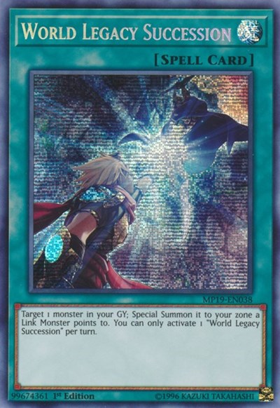 World Legacy Succession (MP19-EN038) [2019 Gold Sarcophagus Tin Mega Pack]