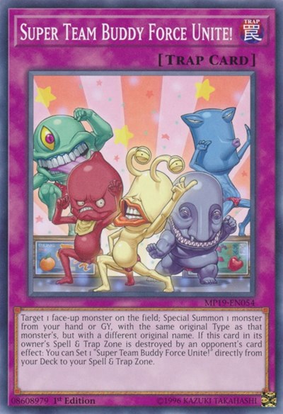 Super Team Buddy Force Unite! (MP19-EN054) [2019 Gold Sarcophagus Tin Mega Pack]