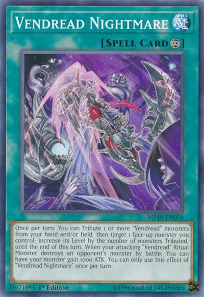 Vendread Nightmare (MP19-EN058) [2019 Gold Sarcophagus Tin Mega Pack]