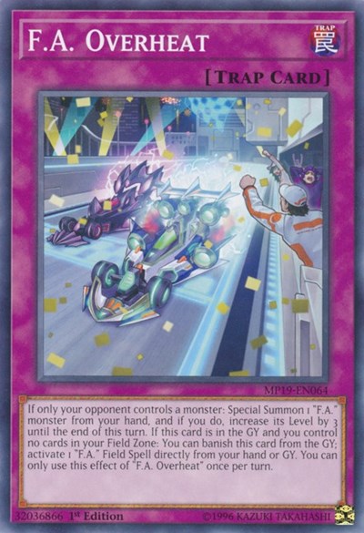 F.A. Overheat (MP19-EN064) [2019 Gold Sarcophagus Tin Mega Pack]