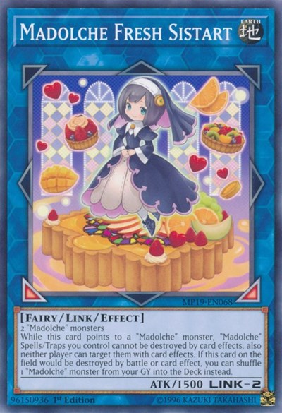 Madolche Fresh Sistart (MP19-EN068) [2019 Gold Sarcophagus Tin Mega Pack]