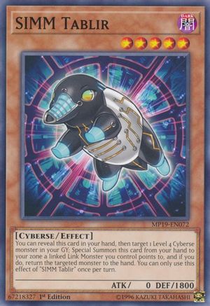 SIMM Tablir (MP19-EN072) - 2019 Gold Sarcophagus Tin Mega Pack 1st Edition