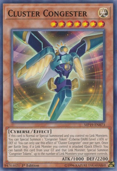 Cluster Congester (MP19-EN073) [2019 Gold Sarcophagus Tin Mega Pack]