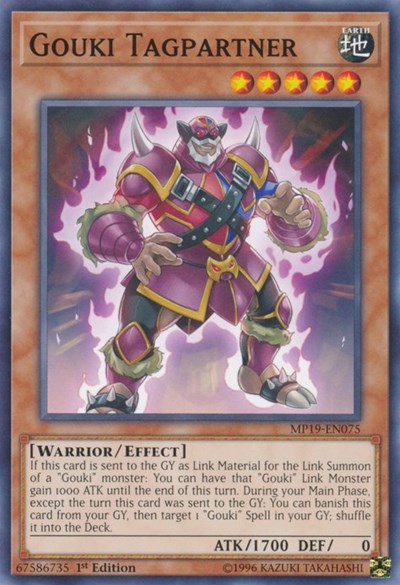 Gouki Tagpartner (MP19-EN075) [2019 Gold Sarcophagus Tin Mega Pack]