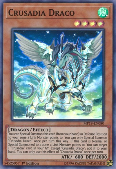 Crusadia Draco (MP19-EN080) [2019 Gold Sarcophagus Tin Mega Pack]
