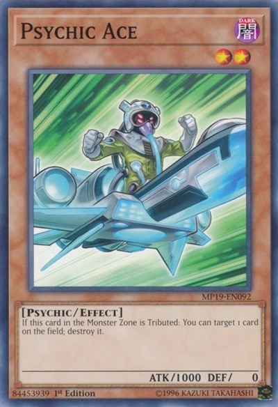 Psychic Ace (MP19-EN092) [2019 Gold Sarcophagus Tin Mega Pack]
