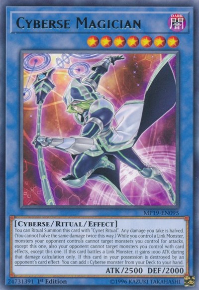 Cyberse Magician (MP19-EN095) [2019 Gold Sarcophagus Tin Mega Pack]