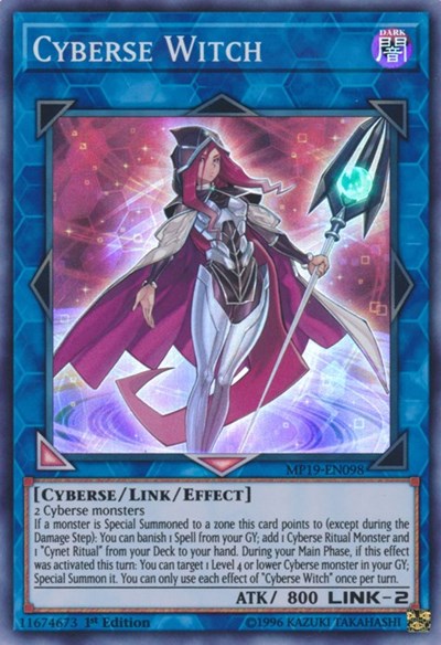 Cyberse Witch (MP19-EN098) [2019 Gold Sarcophagus Tin Mega Pack]