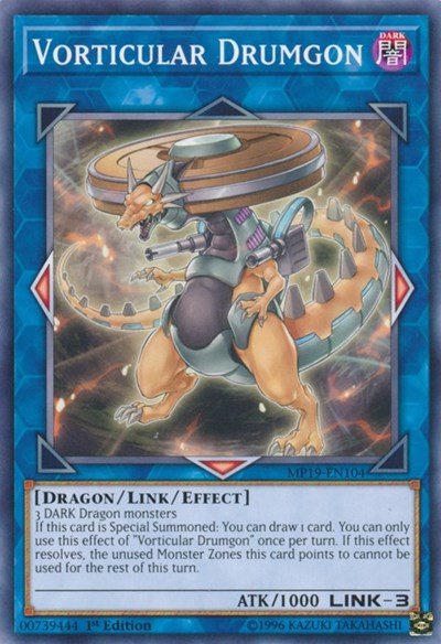 Vorticular Drumgon (MP19-EN104) [2019 Gold Sarcophagus Tin Mega Pack]