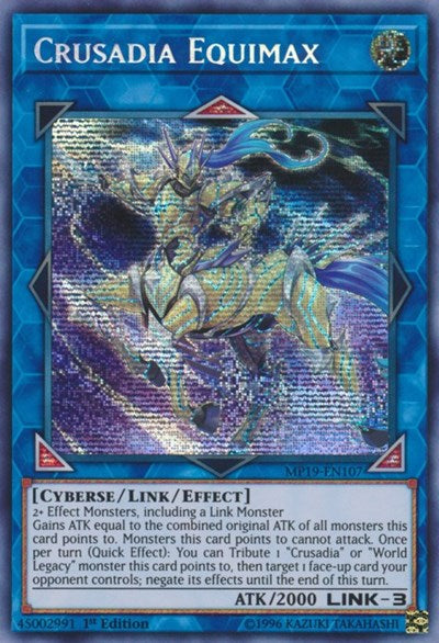 Crusadia Equimax (MP19-EN107) [2019 Gold Sarcophagus Tin Mega Pack]