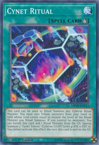 Cynet Ritual (MP19-EN113) [2019 Gold Sarcophagus Tin Mega Pack]