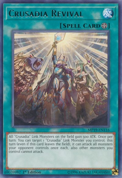 Crusadia Revival (MP19-EN116) [2019 Gold Sarcophagus Tin Mega Pack]