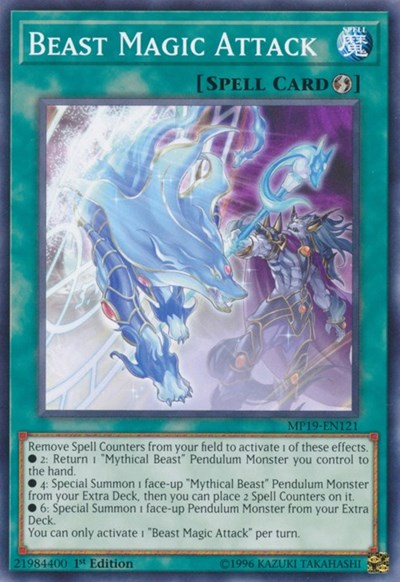 Beast Magic Attack (MP19-EN121) [2019 Gold Sarcophagus Tin Mega Pack]