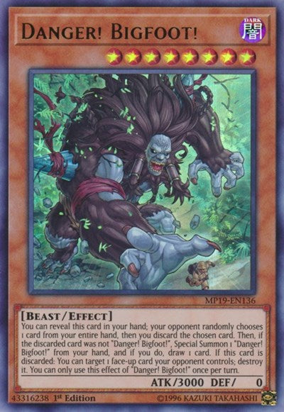 Danger! Bigfoot! (MP19-EN136) [2019 Gold Sarcophagus Tin Mega Pack]