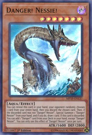 Danger! Nessie! (MP19-EN137) - 2019 Gold Sarcophagus Tin Mega Pack 1st Edition