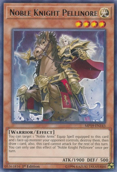 Noble Knight Pellinore (MP19-EN143) [2019 Gold Sarcophagus Tin Mega Pack]