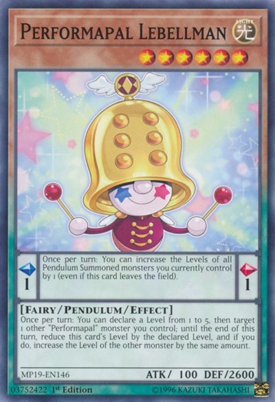 Performapal Lebellman (MP19-EN146) [2019 Gold Sarcophagus Tin Mega Pack]
