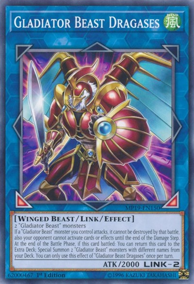 Gladiator Beast Dragases (MP19-EN150) [2019 Gold Sarcophagus Tin Mega Pack]