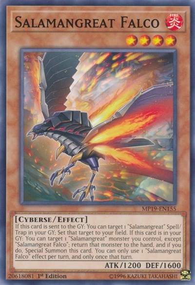 Salamangreat Falco (MP19-EN155) [2019 Gold Sarcophagus Tin Mega Pack]