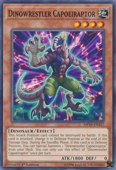 Dinowrestler Capoeiraptor (MP19-EN157) [2019 Gold Sarcophagus Tin Mega Pack]