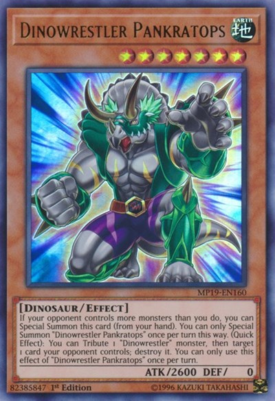Dinowrestler Pankratops (MP19-EN160) [2019 Gold Sarcophagus Tin Mega Pack]