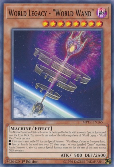 World Legacy - "World Wand" (MP19-EN165) [2019 Gold Sarcophagus Tin Mega Pack]