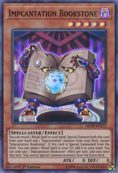 Impcantation Bookstone (MP19-EN172) [2019 Gold Sarcophagus Tin Mega Pack]