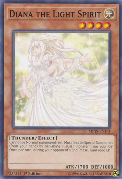 Diana the Light Spirit (MP19-EN174) [2019 Gold Sarcophagus Tin Mega Pack]