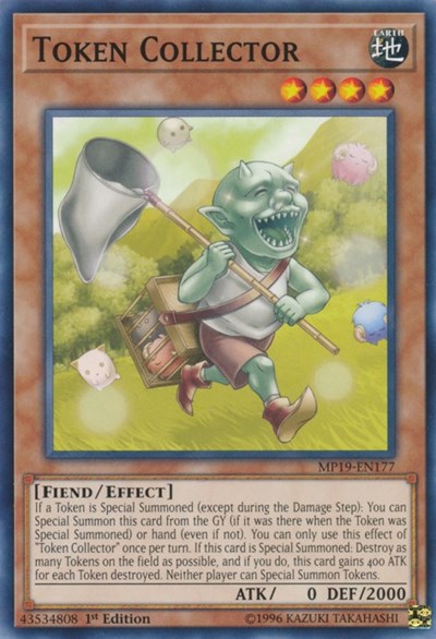 Token Collector (MP19-EN177) [2019 Gold Sarcophagus Tin Mega Pack]