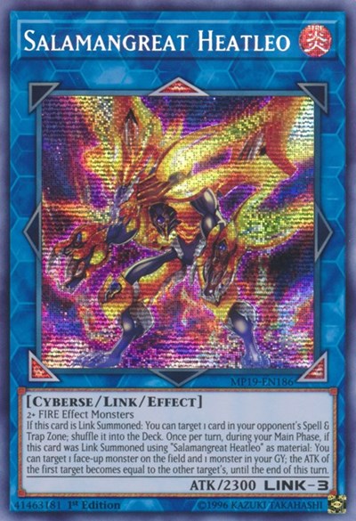 Salamangreat Heatleo (MP19-EN186) [2019 Gold Sarcophagus Tin Mega Pack]