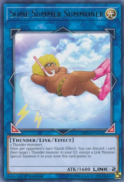 Some Summer Summoner (MP19-EN192) [2019 Gold Sarcophagus Tin Mega Pack]