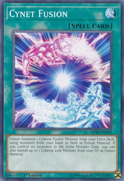 Cynet Fusion (MP19-EN193) [2019 Gold Sarcophagus Tin Mega Pack]