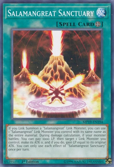 Salamangreat Sanctuary (MP19-EN194) [2019 Gold Sarcophagus Tin Mega Pack]