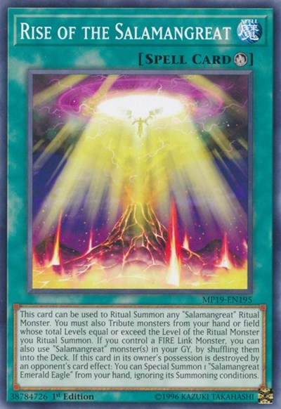 Rise of the Salamangreat (MP19-EN195) [2019 Gold Sarcophagus Tin Mega Pack]