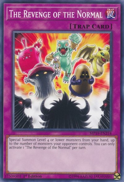 The Revenge of the Normal (MP19-EN214) [2019 Gold Sarcophagus Tin Mega Pack]
