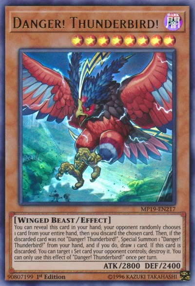 Danger! Thunderbird! (MP19-EN217) [2019 Gold Sarcophagus Tin Mega Pack]