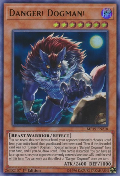 Danger! Dogman! (MP19-EN218) [2019 Gold Sarcophagus Tin Mega Pack]